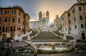 Spanish stairs in Rome, Lazio, Italy Spanish stairs in Rome, Lazio, Italy